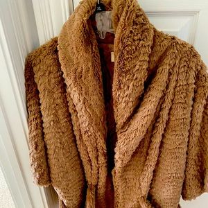 Faux fur crop style jacket
